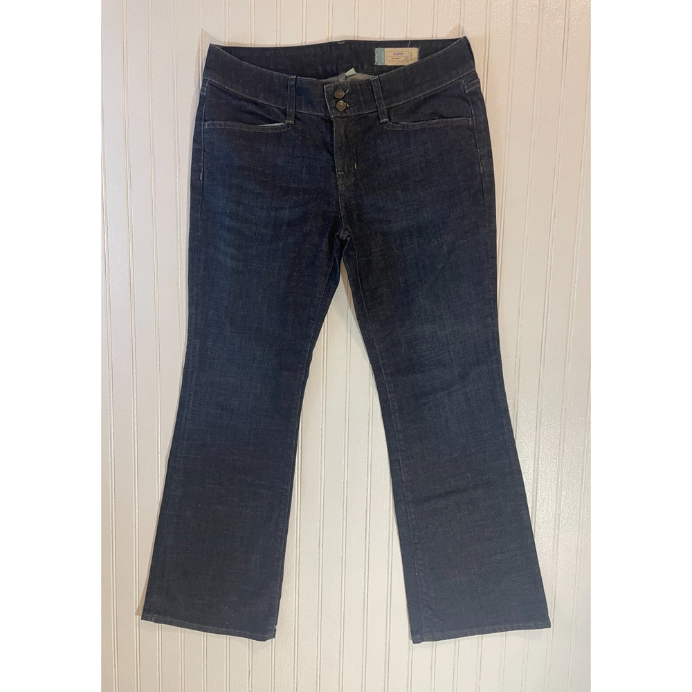 Gap Women's Blue Jeans Curvy Fit Flared Leg Size 8A 54023 G